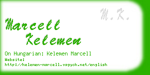 marcell kelemen business card